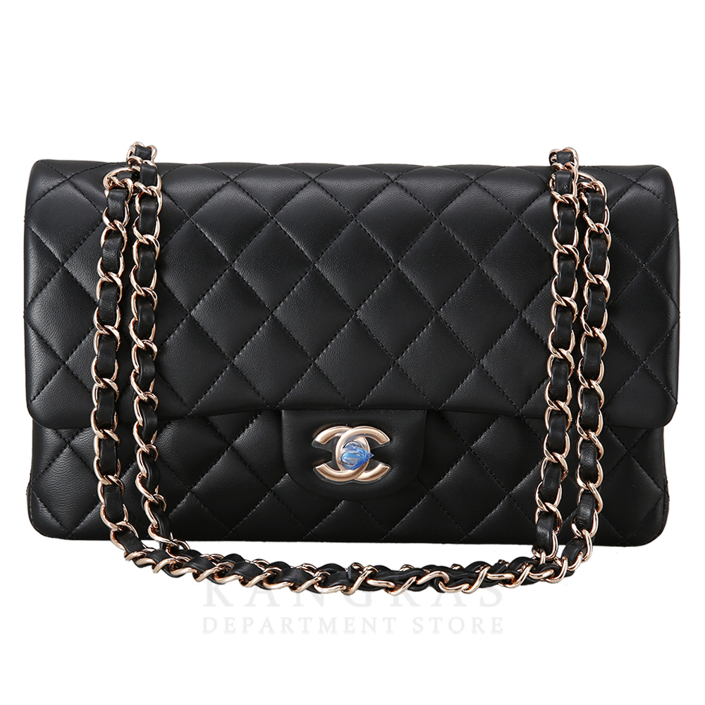 CHANEL(USED)샤넬 클래식 램스킨 미듐
