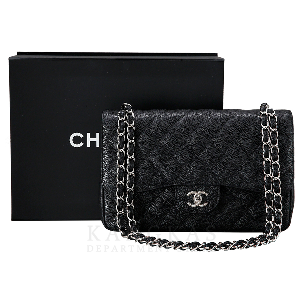 CHANEL(USED)샤넬 클래식 캐비어 점보