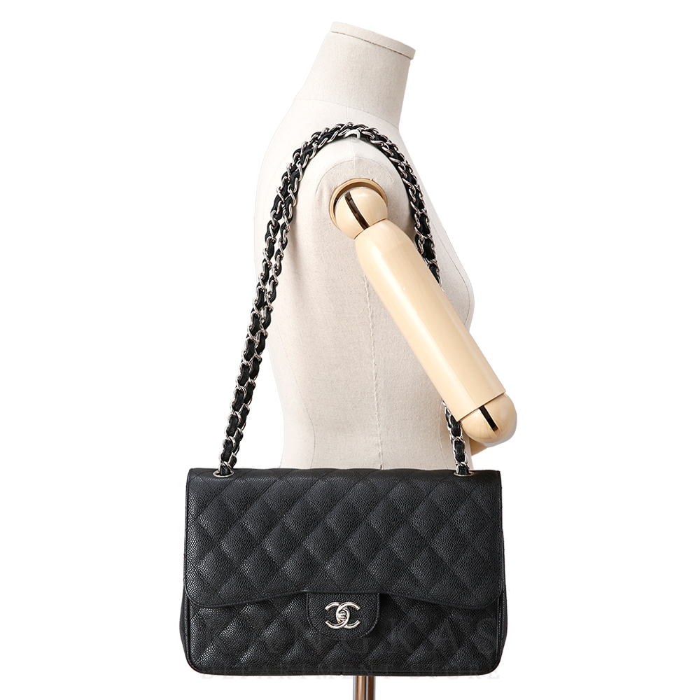 CHANEL(USED)샤넬 클래식 캐비어 점보