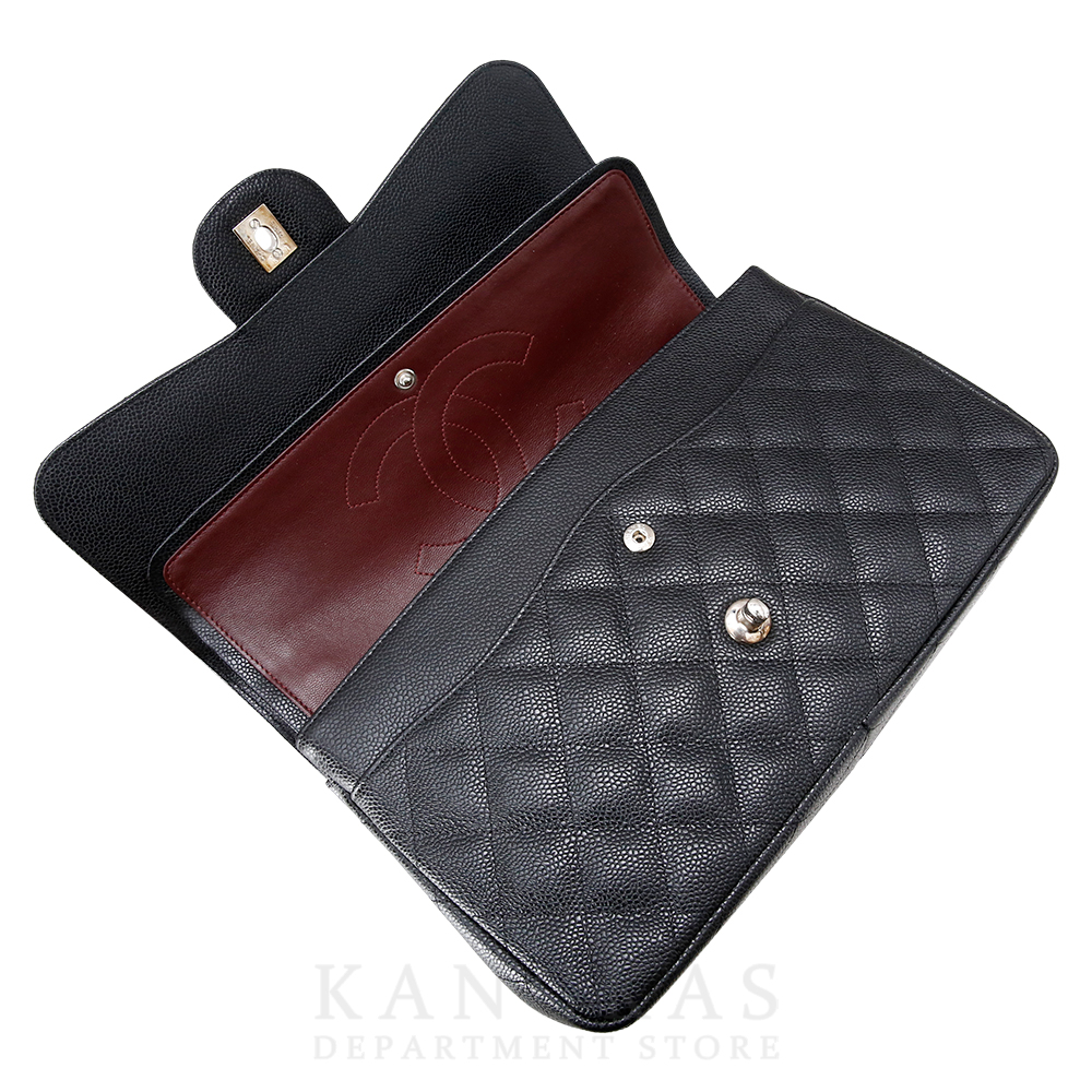 CHANEL(USED)샤넬 클래식 캐비어 점보
