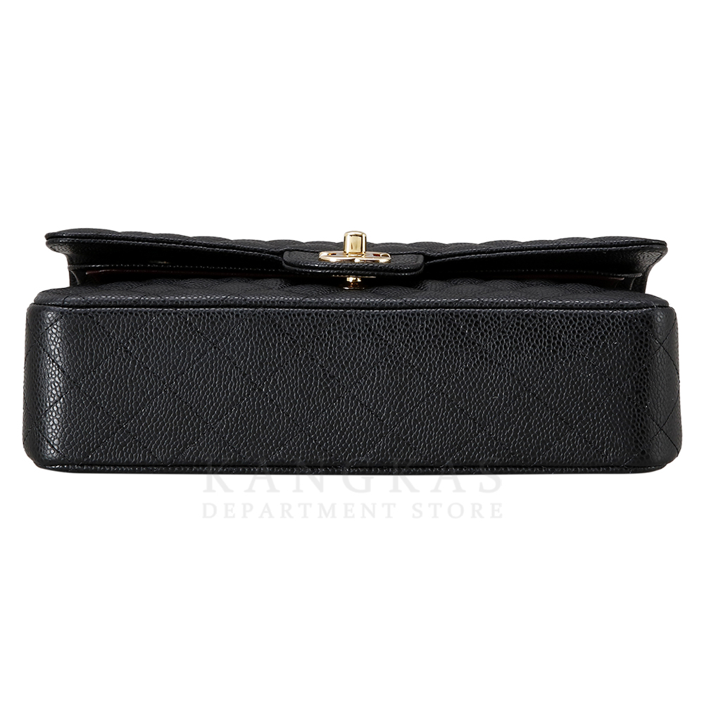 CHANEL(USED)샤넬 클래식 캐비어 미듐 금장