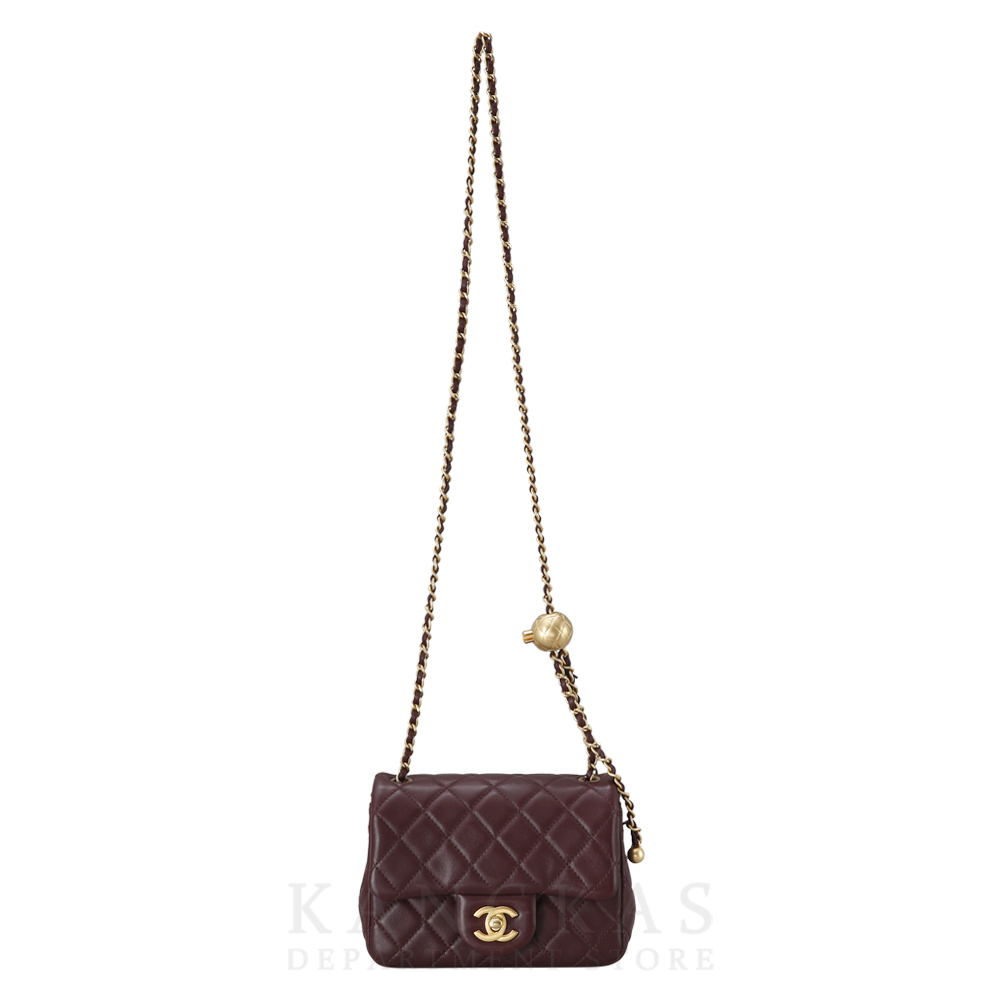 CHANEL(USED)샤넬 클래식 쁘띠삭 골드볼