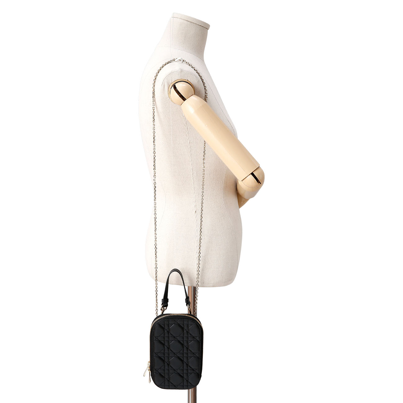 CHRISTIAN DIOR(USED)크리스찬디올 까나쥬 폰 홀더 체인백