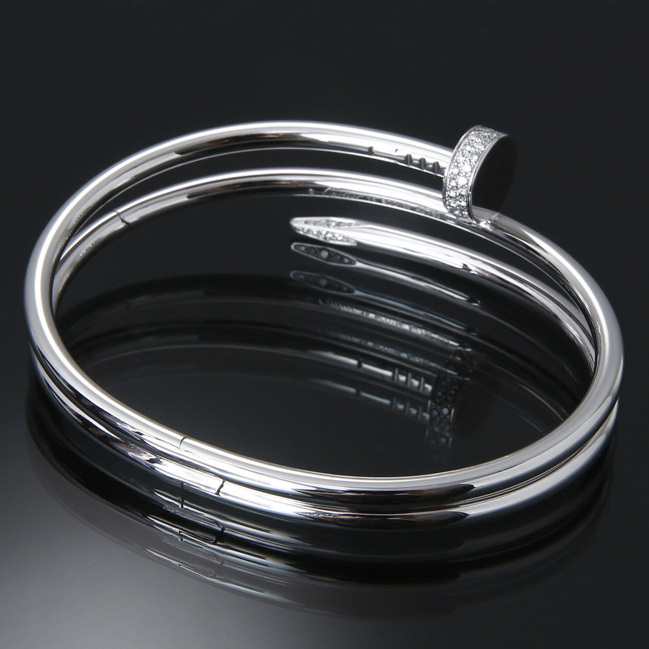 CARTIER(USED) 까르띠에 저스트 앵 끌루 다이아 브레이슬릿 #18