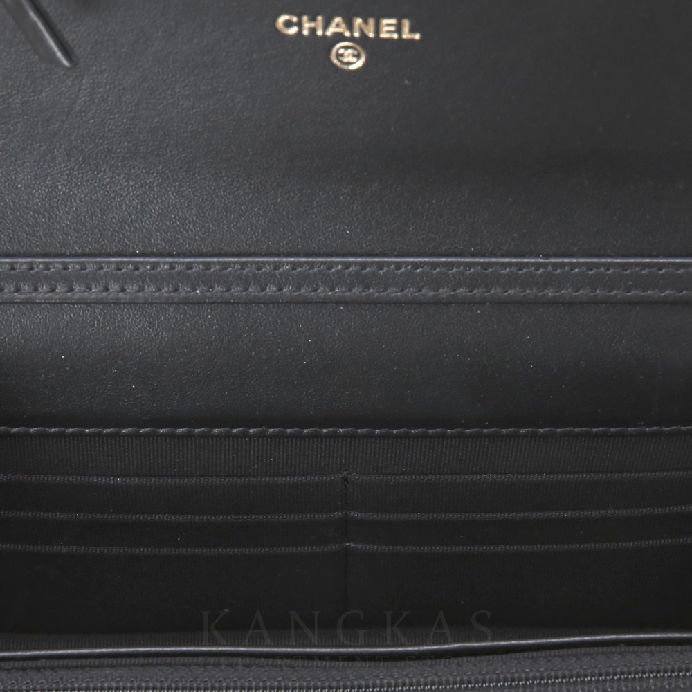 CHANEL(USED)샤넬 시즌 램스킨 진주 스트랩 WOC