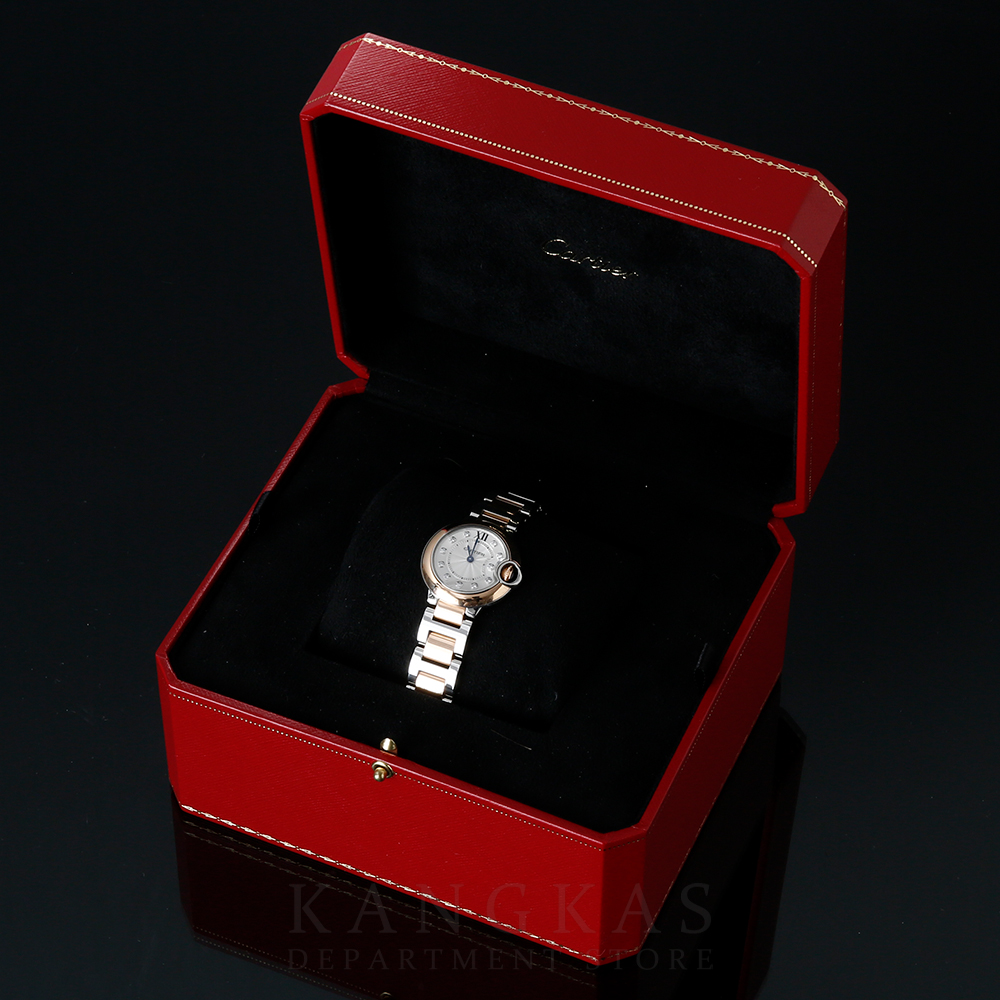 CARTIER(USED)까르띠에 발롱블루 28 콤비 다이아