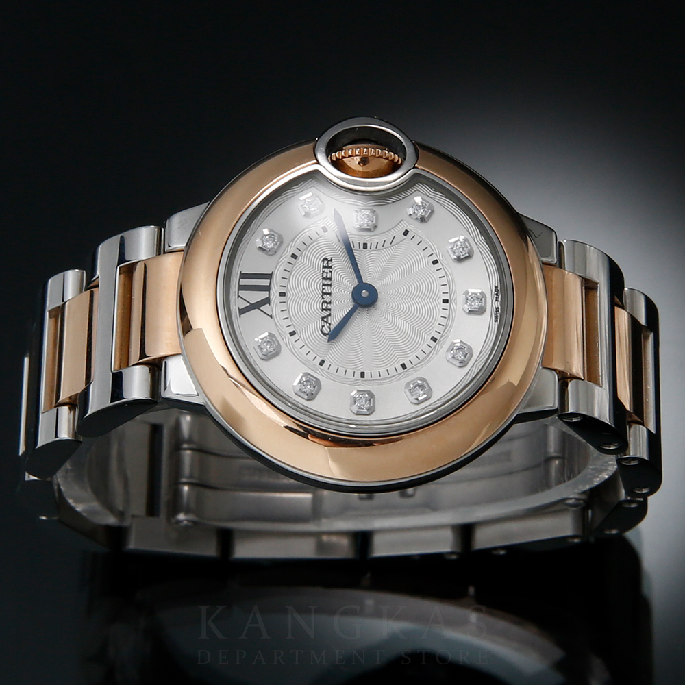 CARTIER(USED)까르띠에 발롱블루 28 콤비 다이아