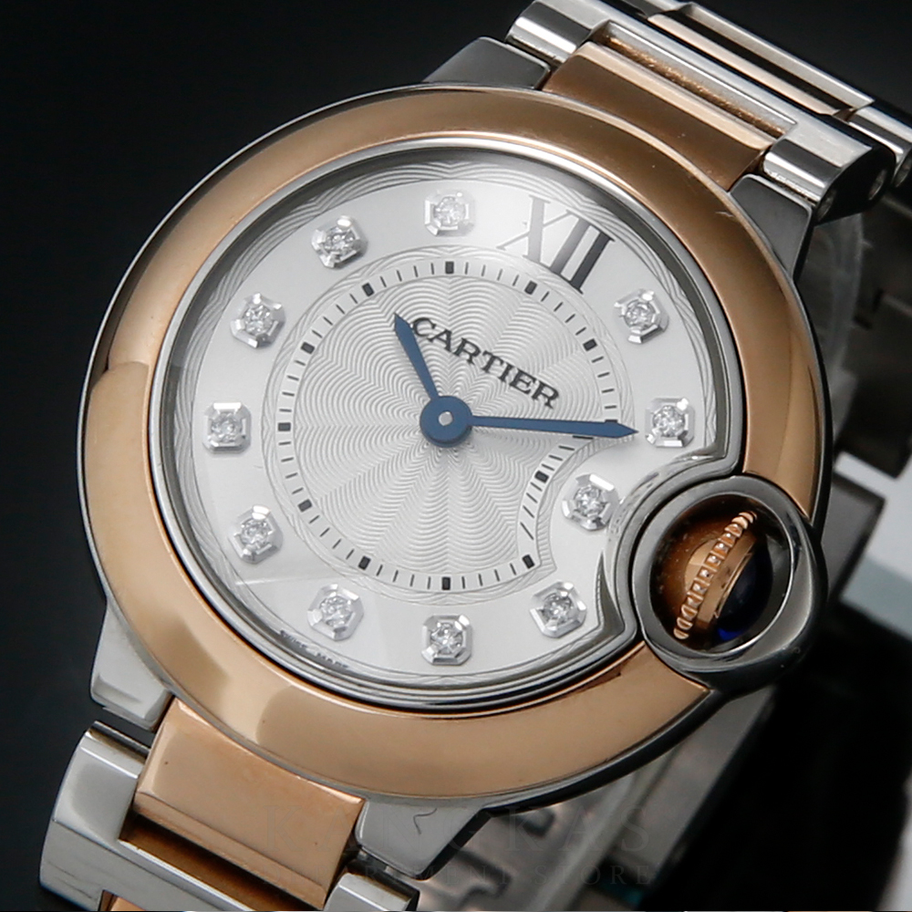 CARTIER(USED)까르띠에 발롱블루 28 콤비 다이아