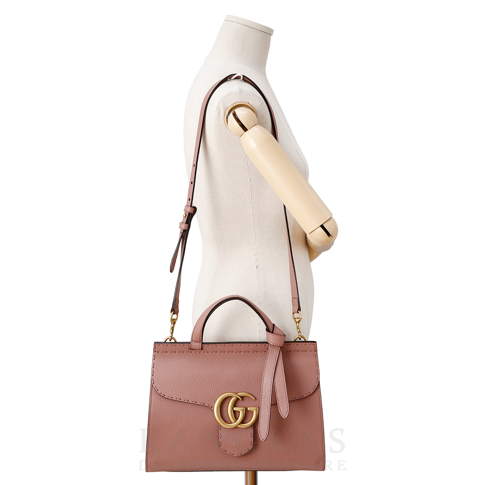 GUCCI(USED)구찌 421890 GG마몽 탑 핸들겸 숄더백