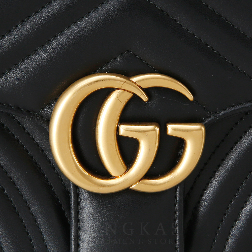GUCCI(USED)구찌 마몽트 마틀라세 플랩 클러치