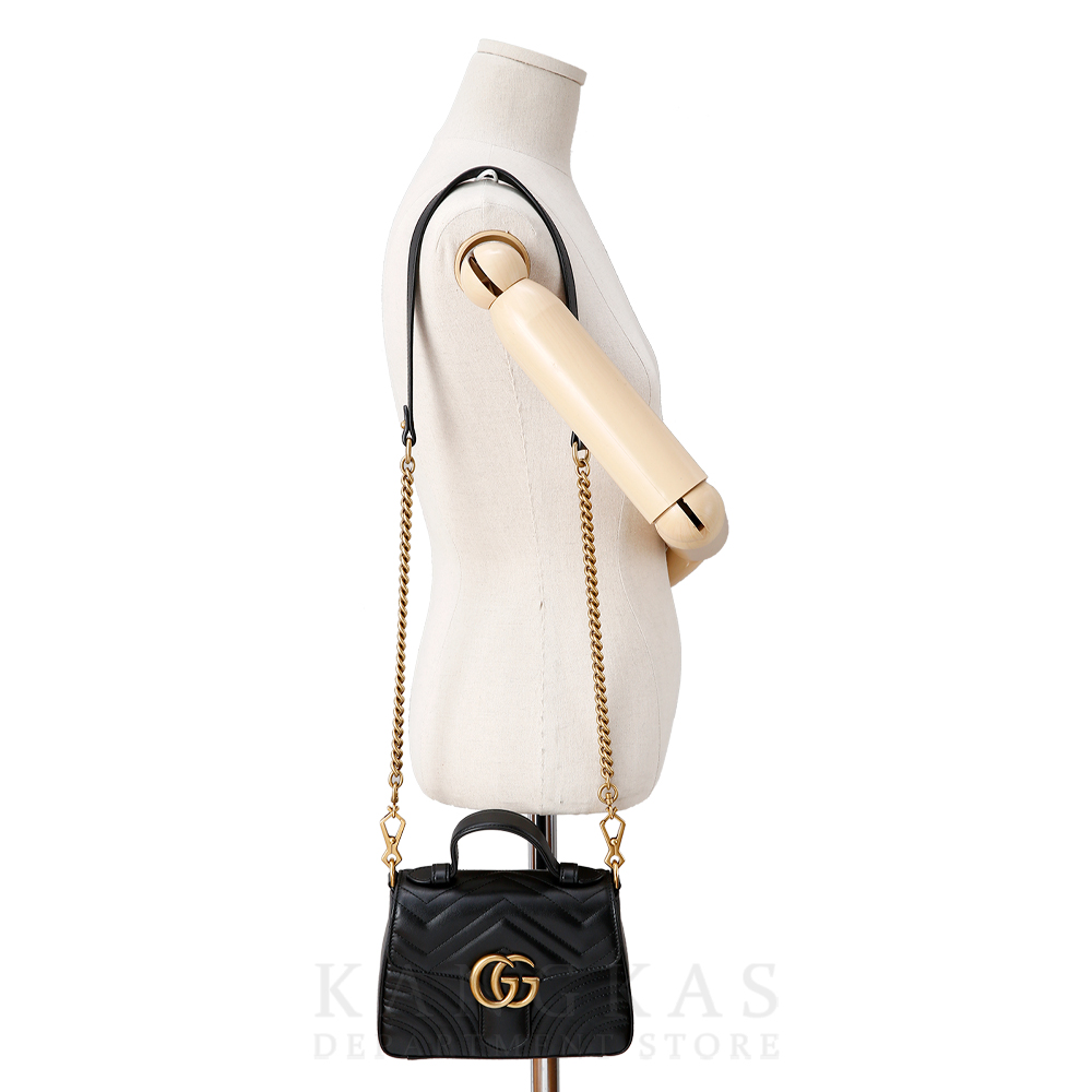 GUCCI(USED)구찌 547260 GG마몽 마틀라세 탑 핸들백