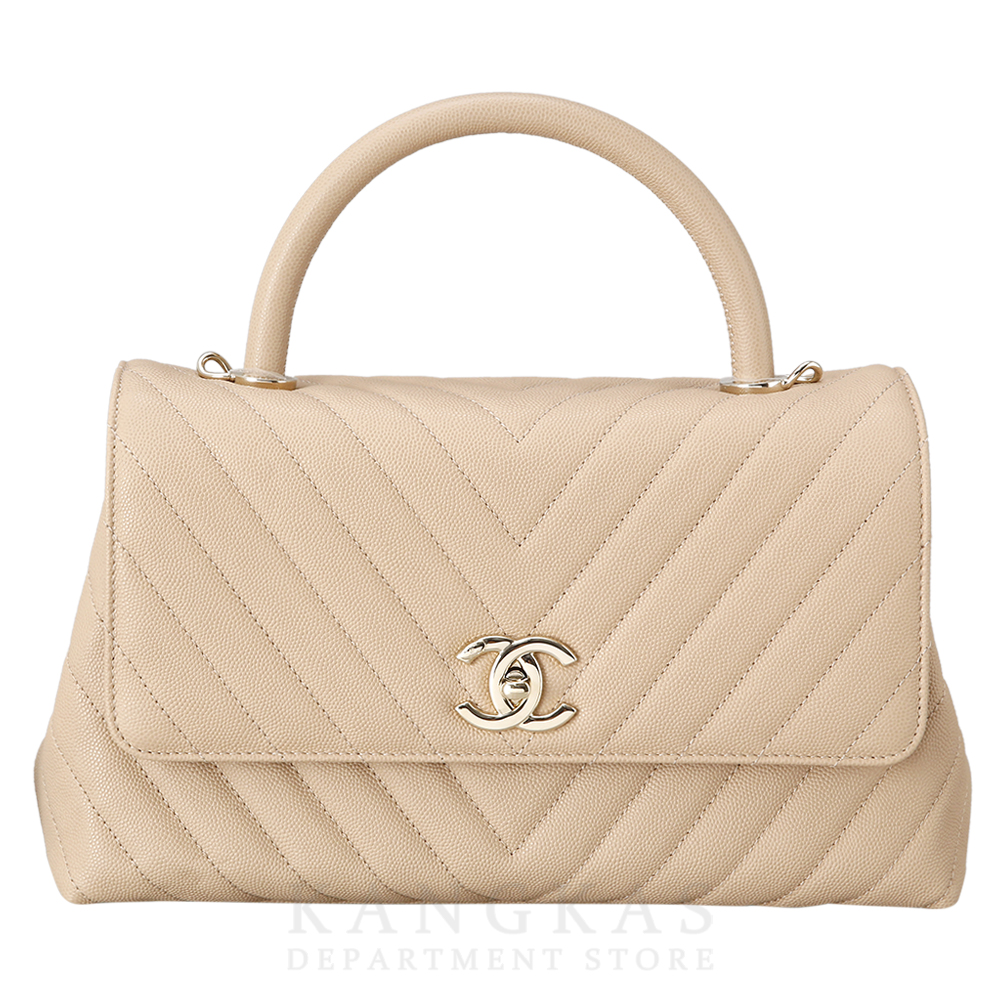 CHANEL(USED)샤넬 캐비어 코코핸들 미듐