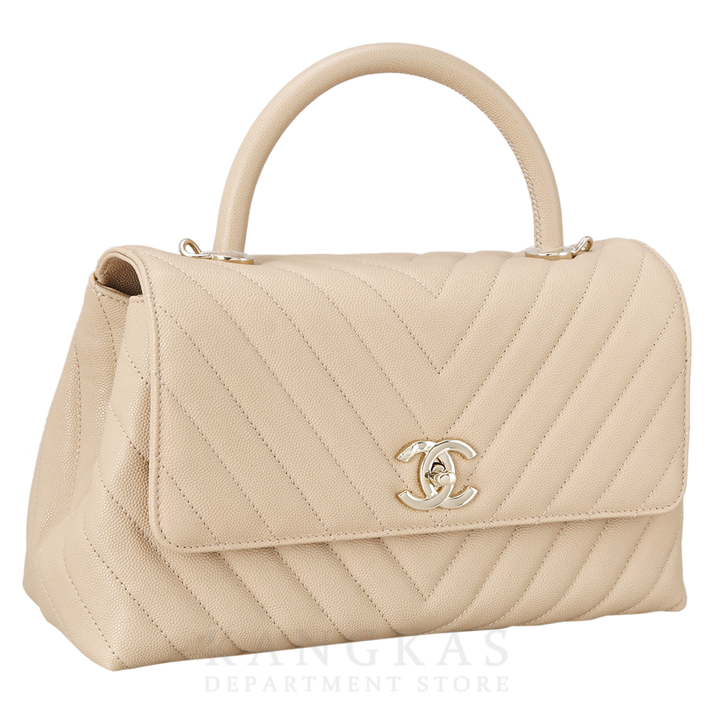 CHANEL(USED)샤넬 캐비어 코코핸들 미듐