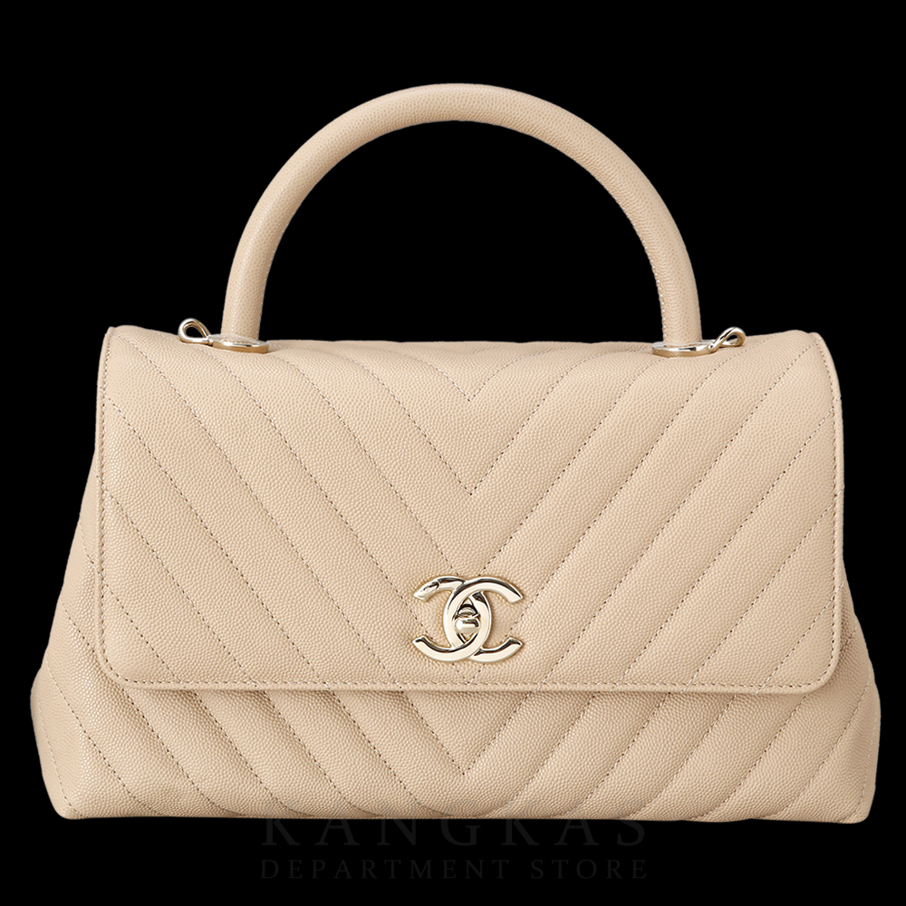 CHANEL(USED)샤넬 캐비어 코코핸들 미듐