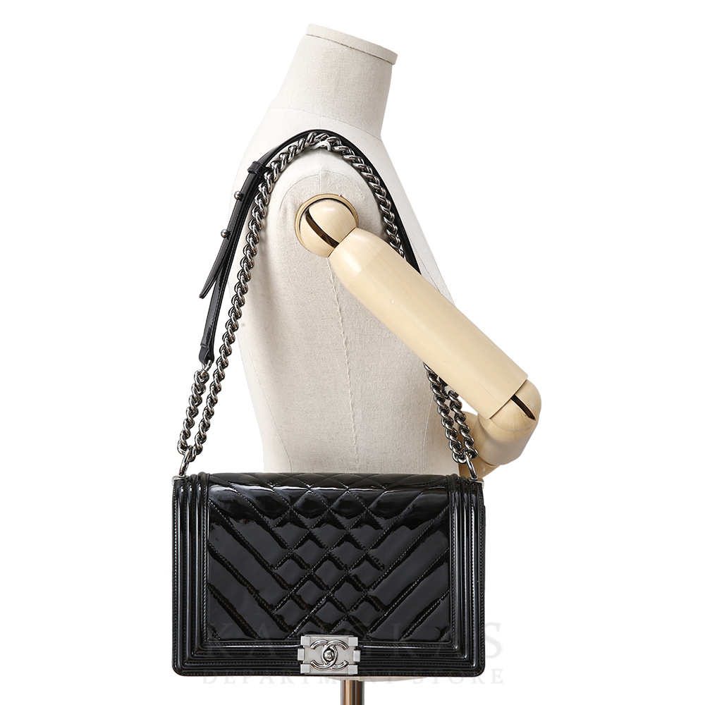 CHANEL(USED) 샤넬 시즌 보이샤넬 페이던트 라지