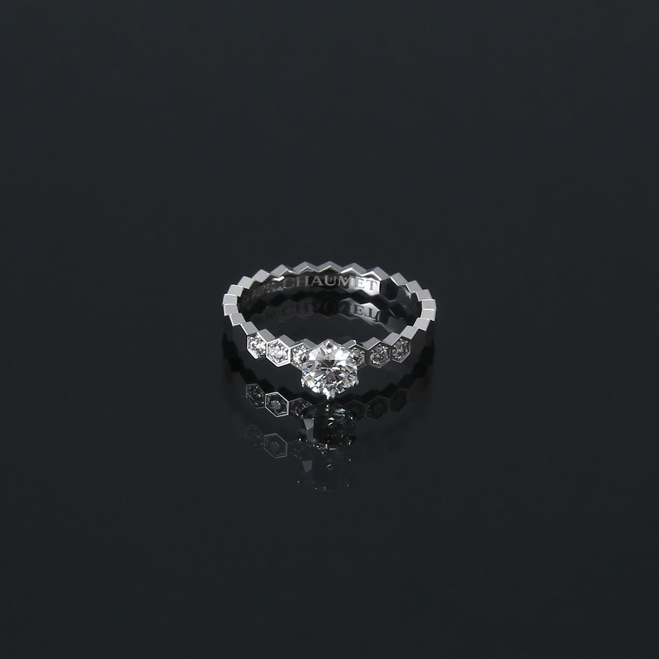 CHAUMET(USED)쇼메 BEE MY LOVE 솔리테어 링 #47