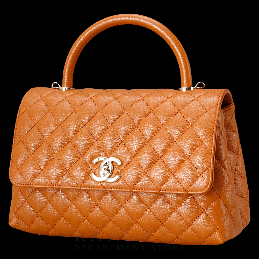 CHANEL(USED)샤넬 캐비어 코코핸들 미듐