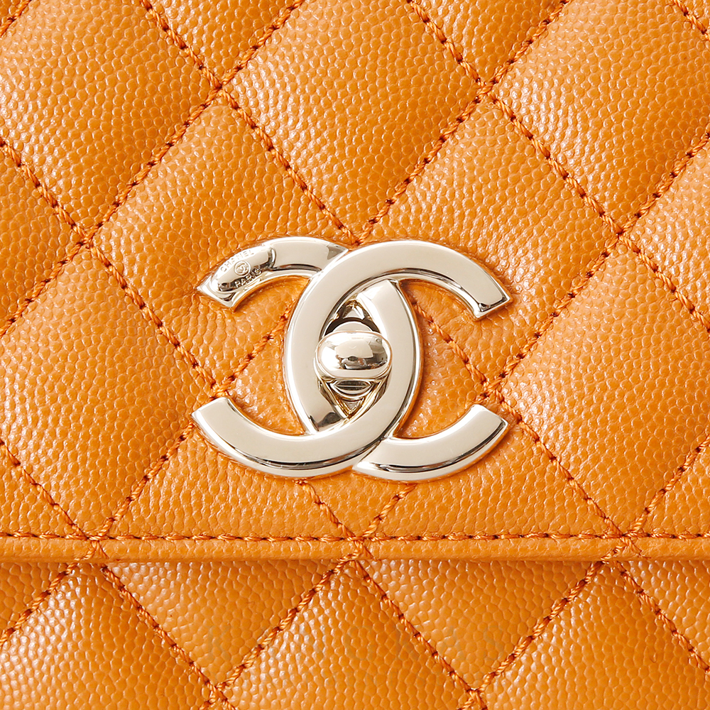 CHANEL(USED)샤넬 캐비어 코코핸들 미듐