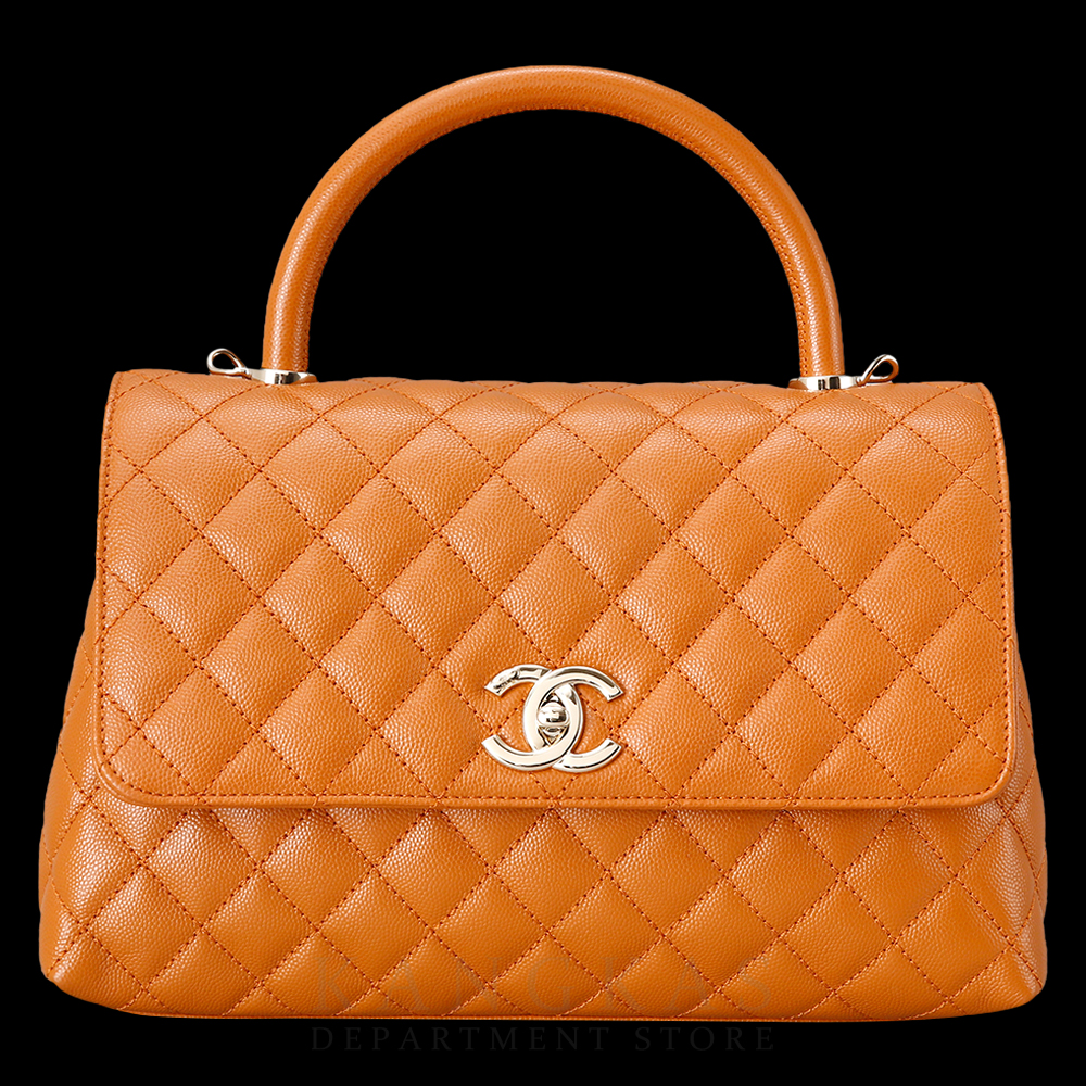 CHANEL(USED)샤넬 캐비어 코코핸들 미듐