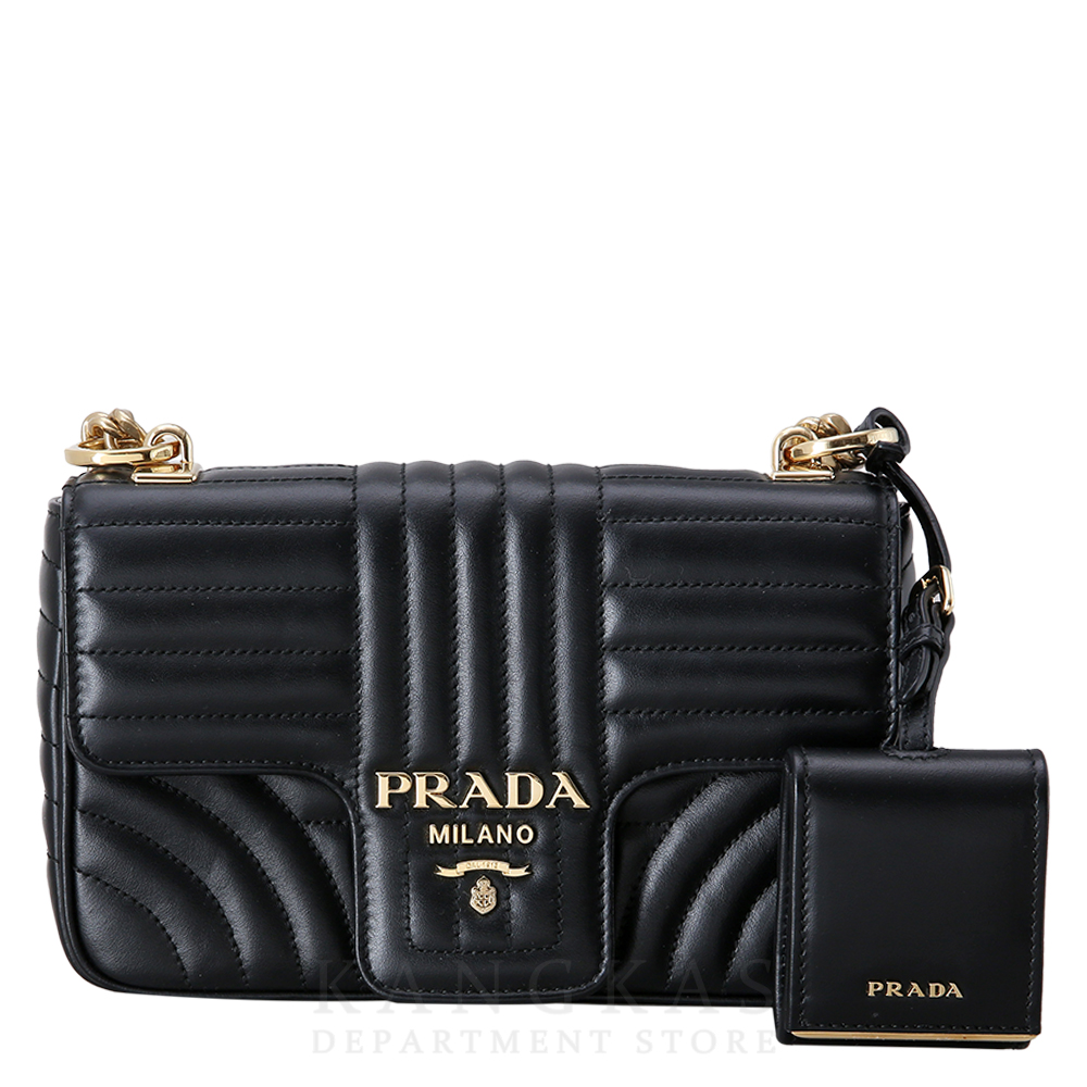 PRADA(USED)프라다 1BD107 다이아그램 체인 숄더백