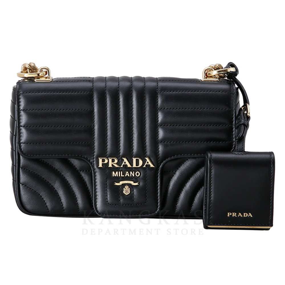 PRADA(USED)프라다 1BD107 다이아그램 체인 숄더백