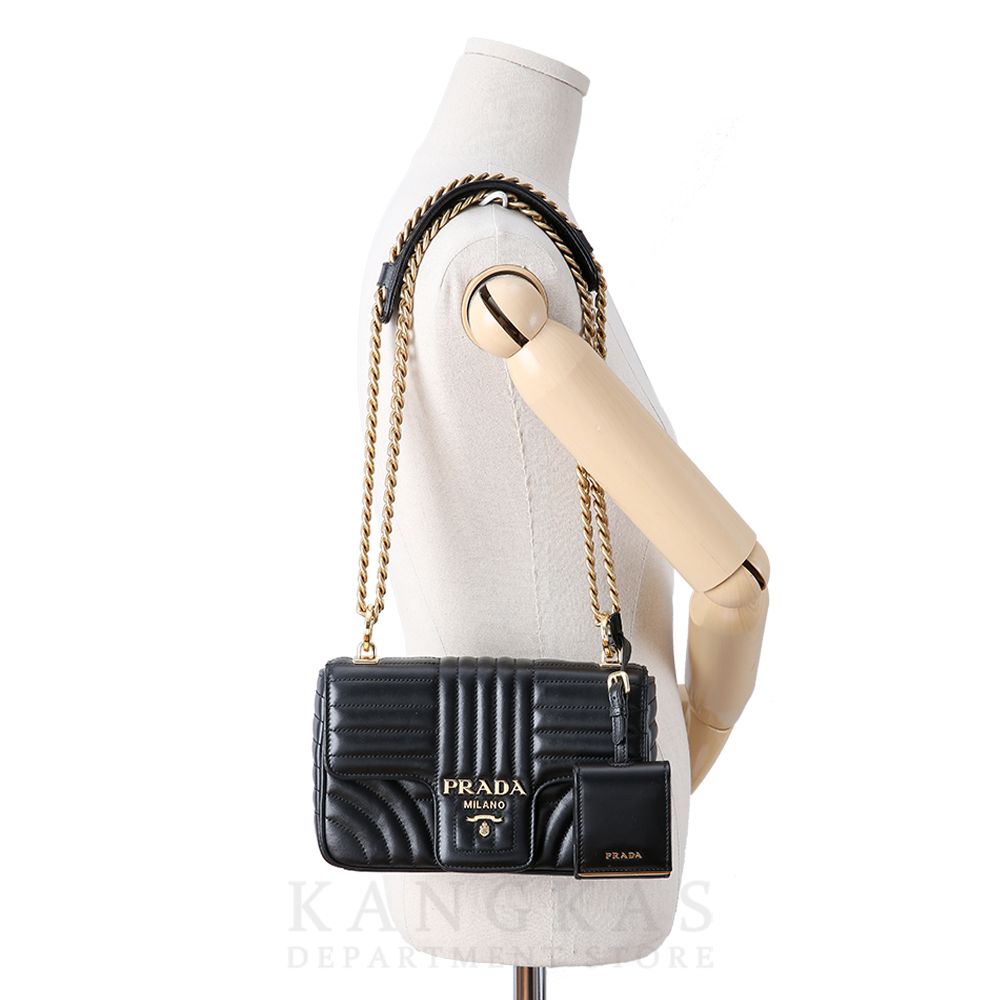 PRADA(USED)프라다 1BD107 다이아그램 체인 숄더백