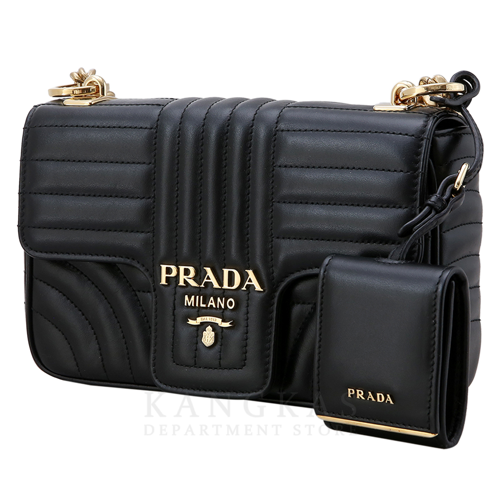 PRADA(USED)프라다 1BD107 다이아그램 체인 숄더백