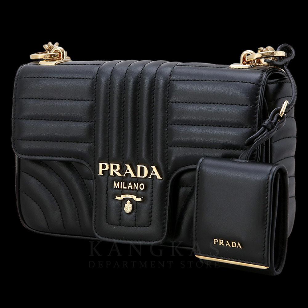 PRADA(USED)프라다 1BD107 다이아그램 체인 숄더백