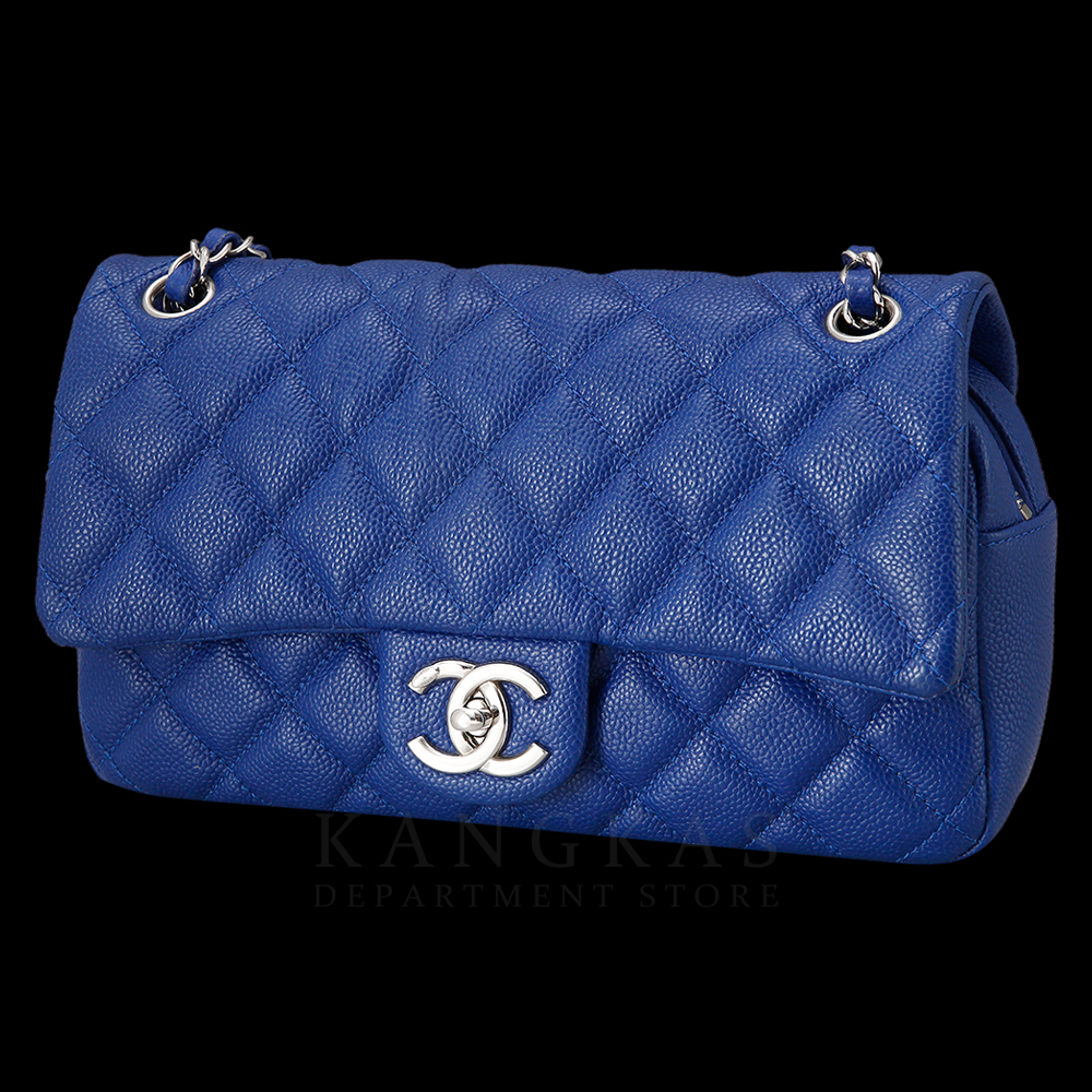 CHANEL(USED) 샤넬 지퍼 이지 플랩백 블루