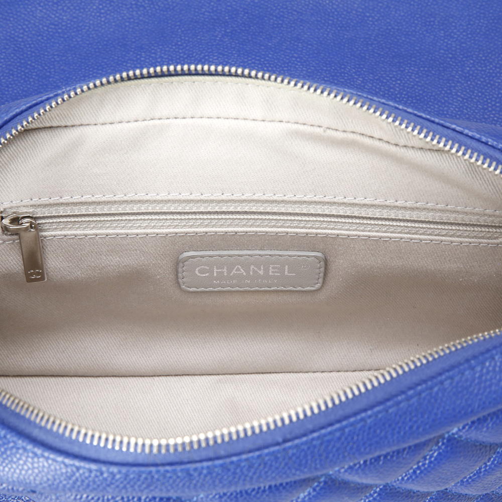 CHANEL(USED) 샤넬 지퍼 이지 플랩백 블루