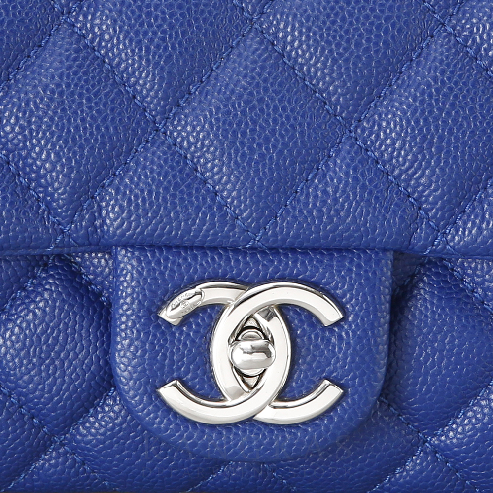 CHANEL(USED) 샤넬 지퍼 이지 플랩백 블루