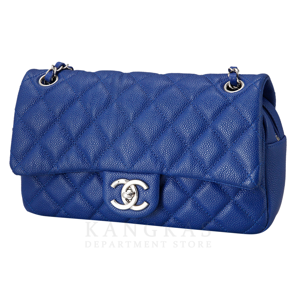 CHANEL(USED) 샤넬 지퍼 이지 플랩백 블루