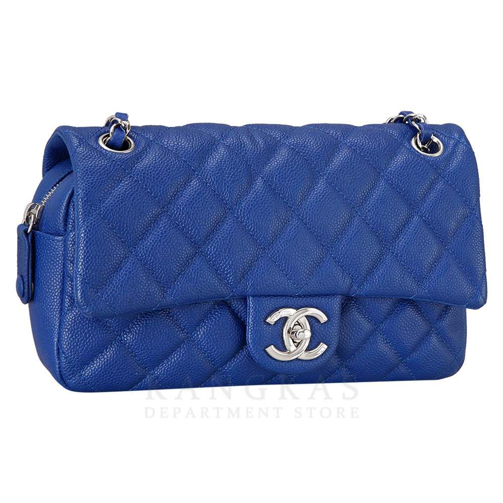 CHANEL(USED) 샤넬 지퍼 이지 플랩백 블루