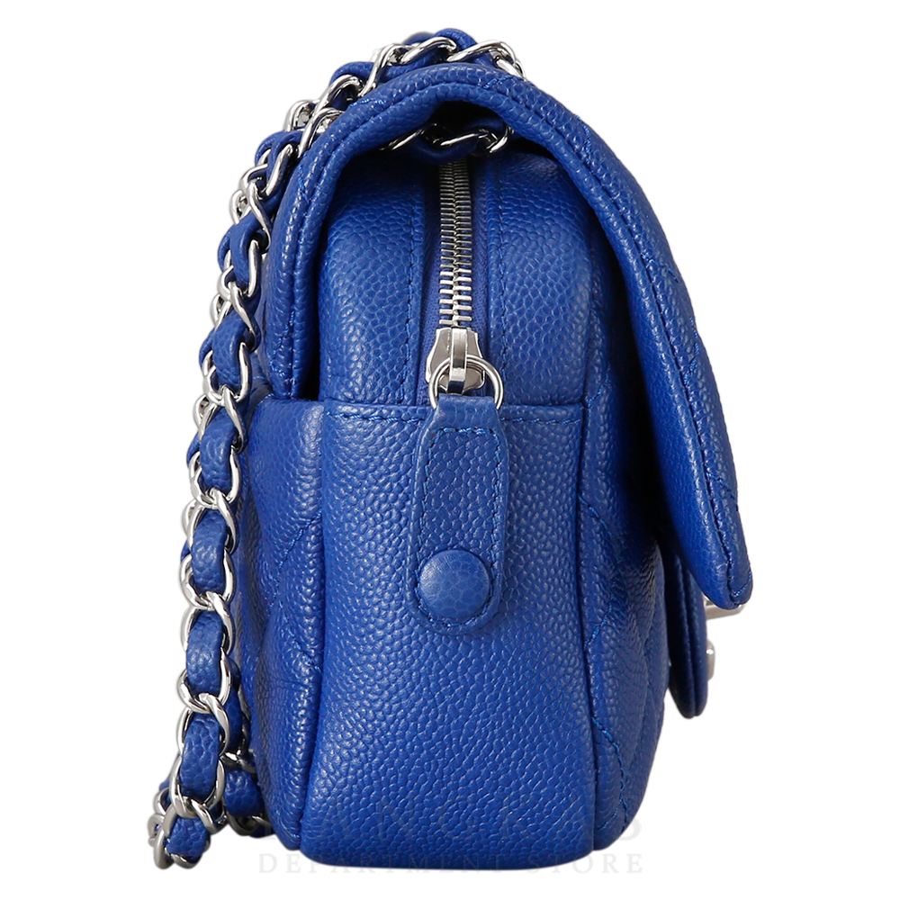 CHANEL(USED) 샤넬 지퍼 이지 플랩백 블루