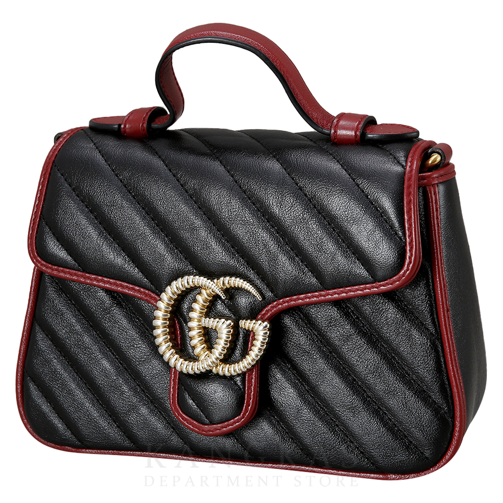 GUCCI(USED)구찌 583571 GG마몽 미니 탑 핸들백