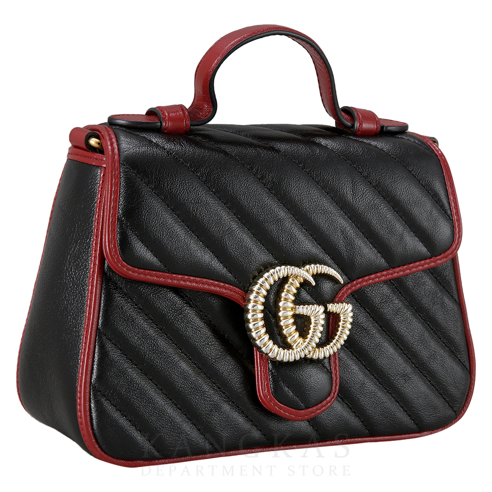 GUCCI(USED)구찌 583571 GG마몽 미니 탑 핸들백