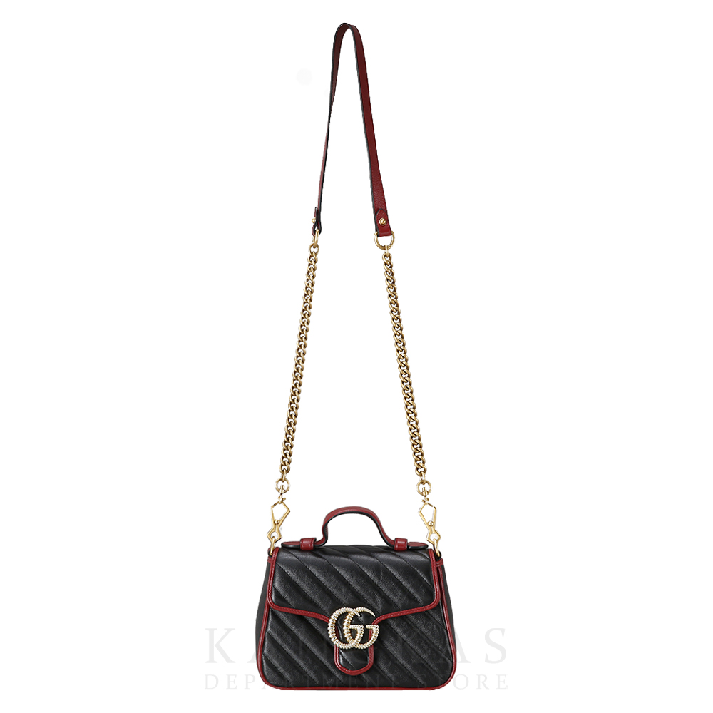 GUCCI(USED)구찌 583571 GG마몽 미니 탑 핸들백