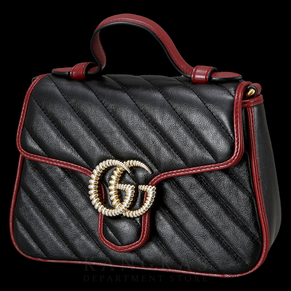 GUCCI(USED)구찌 583571 GG마몽 미니 탑 핸들백