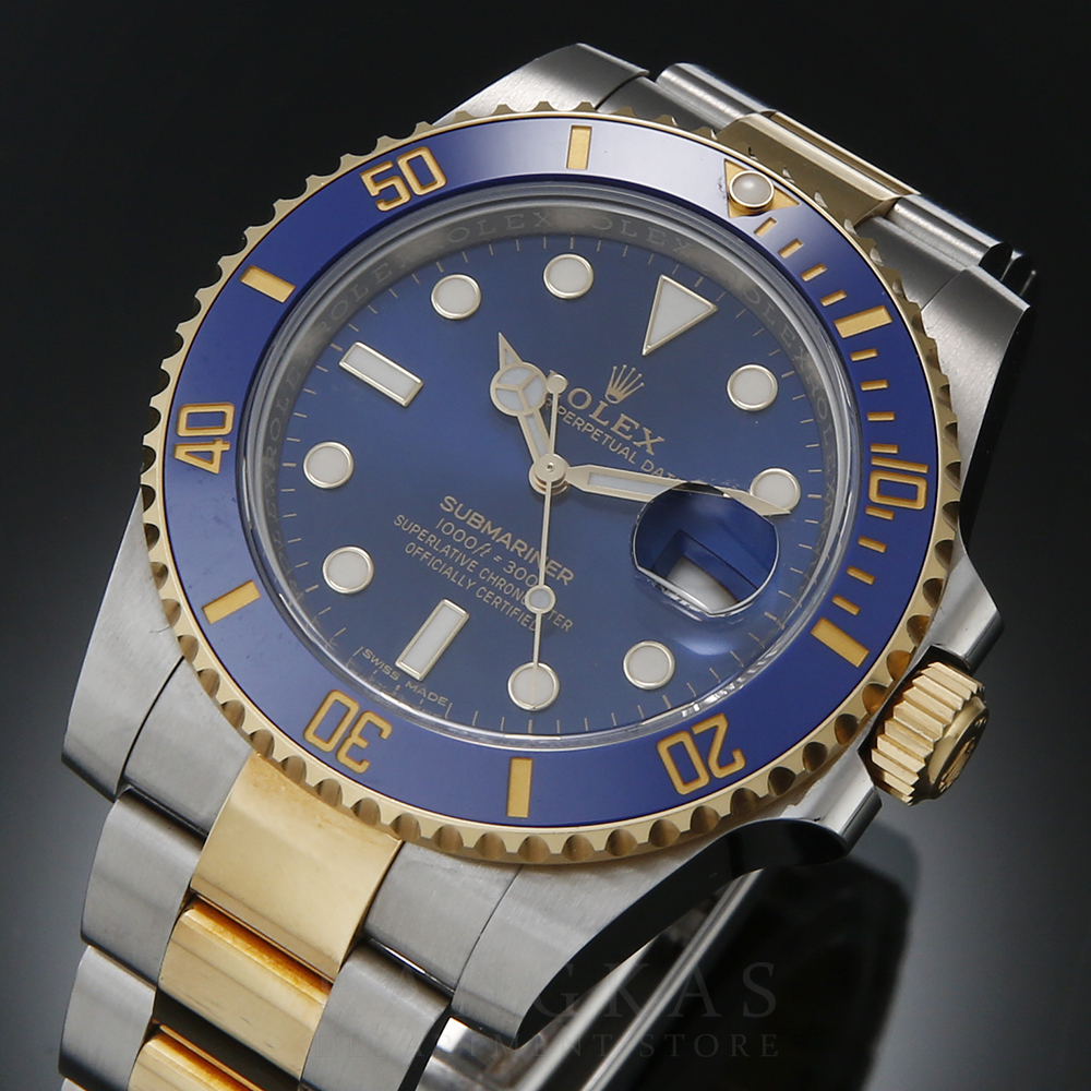 ROLEX(USED)로렉스 서브마리너 콤비 청판 116613LB
