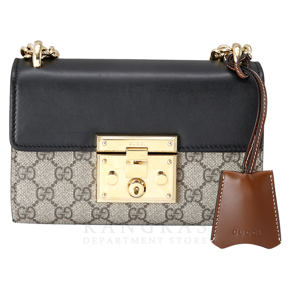 GUCCI(USED)구찌 409487 GG수프림 패드락 체인 숄더백