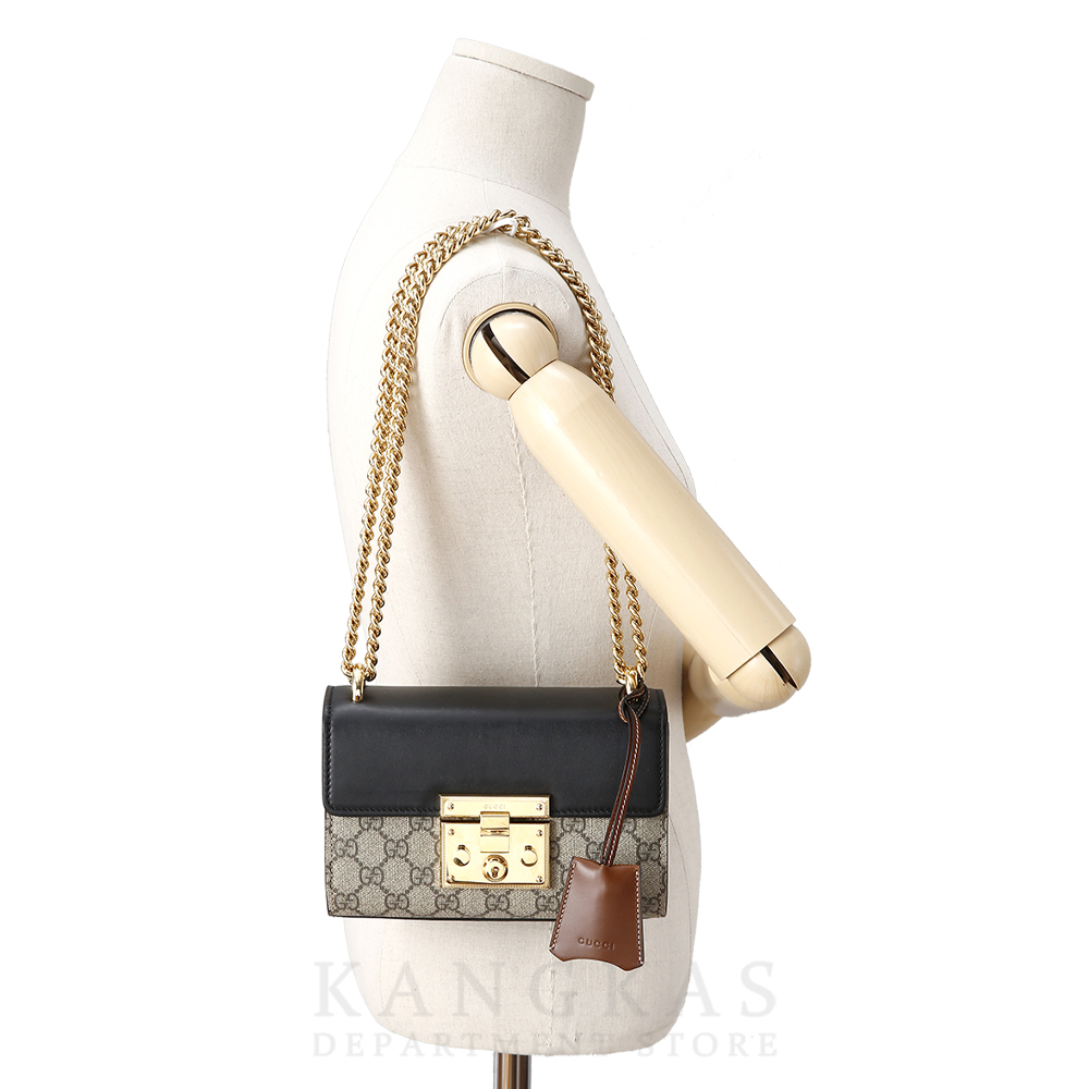 GUCCI(USED)구찌 409487 GG수프림 패드락 체인 숄더백