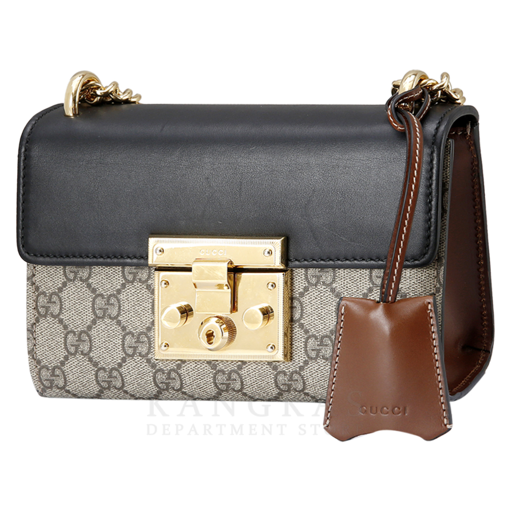 GUCCI(USED)구찌 409487 GG수프림 패드락 체인 숄더백