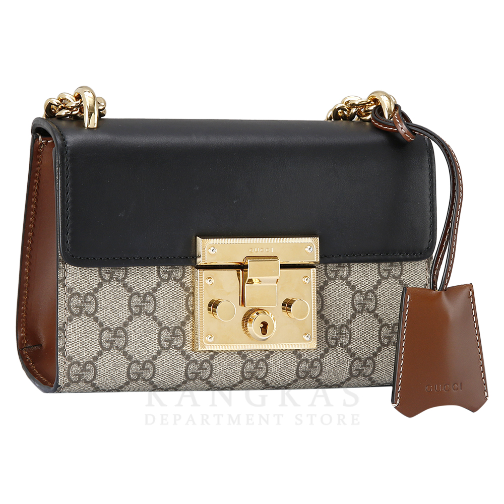 GUCCI(USED)구찌 409487 GG수프림 패드락 체인 숄더백