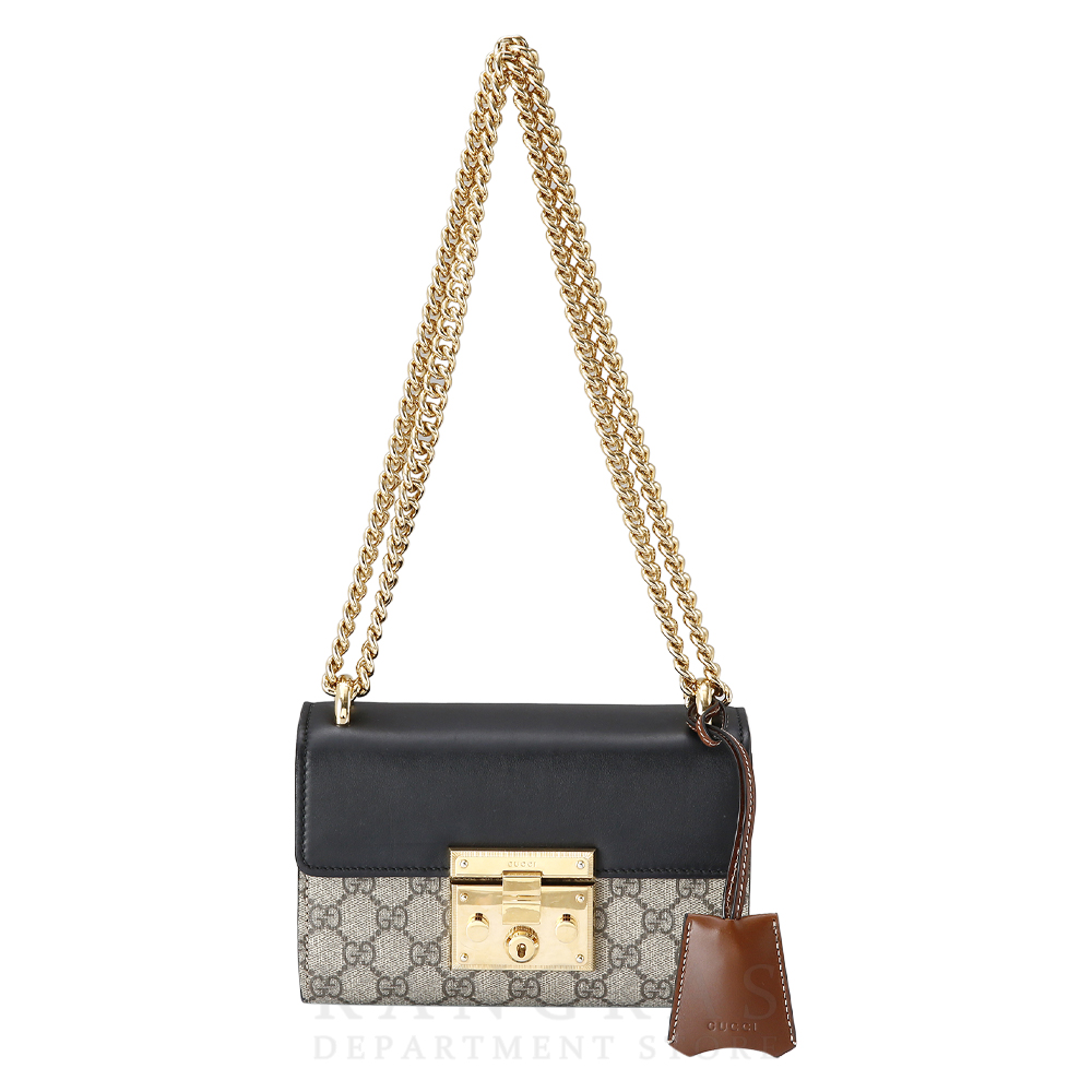 GUCCI(USED)구찌 409487 GG수프림 패드락 체인 숄더백