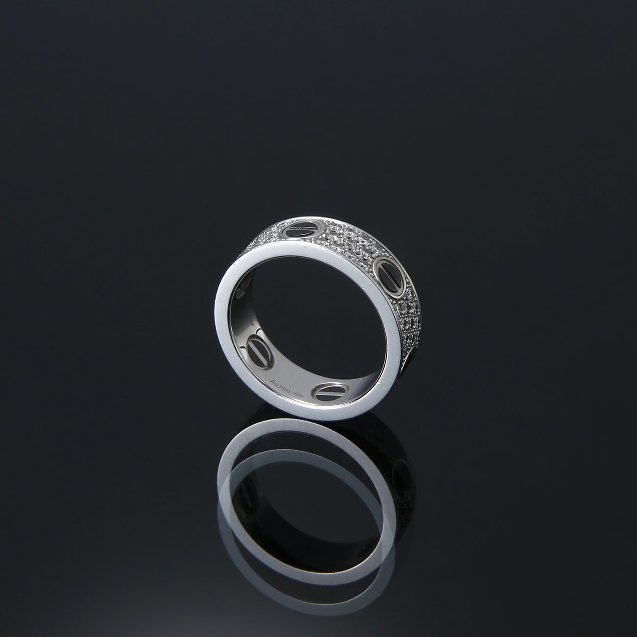 CARTIER(USED)까르띠에  다이아파베 러브링 #57