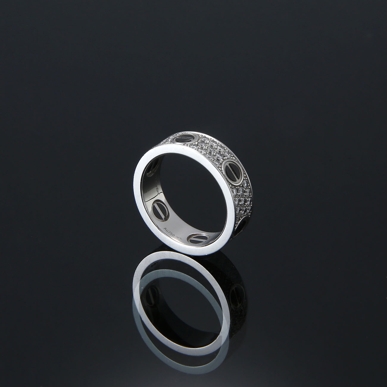 CARTIER(USED)까르띠에  다이아파베 러브링 #57