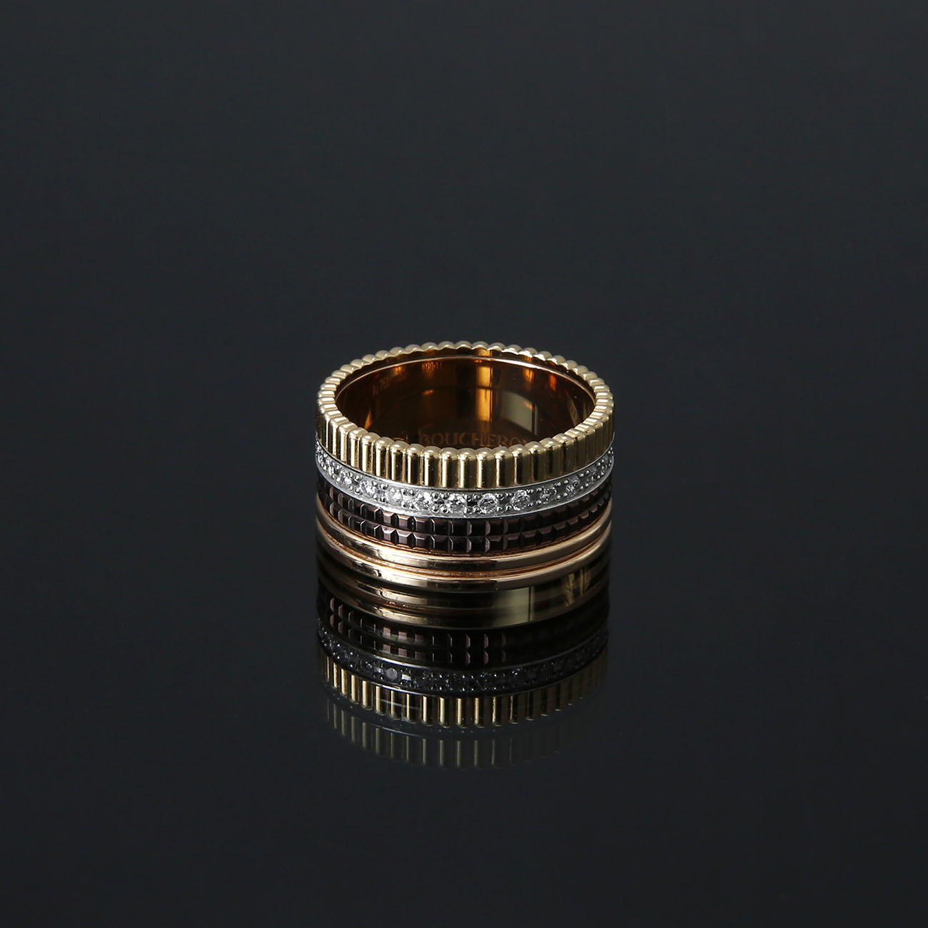 Boucheron(USED)부쉐론 다이아 콰트로링 라지#62