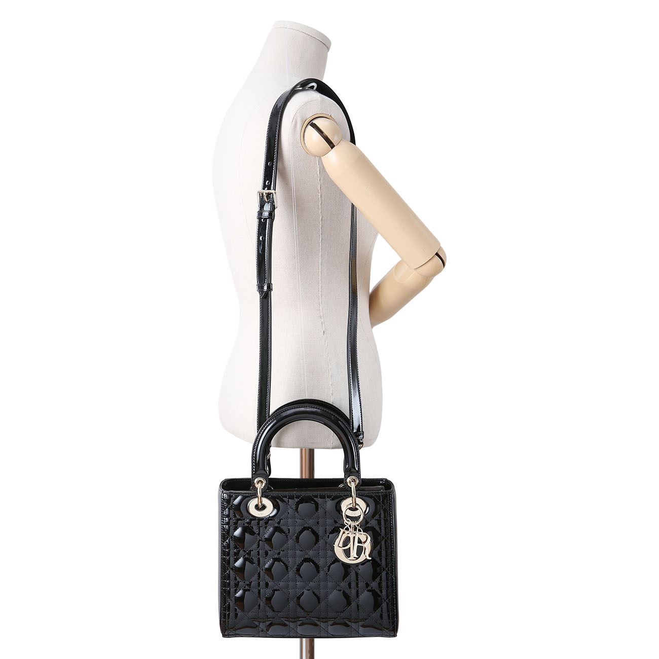 CHRISTIAN DIOR(USED)크리스찬디올 페이던트 레이디디올 미듐