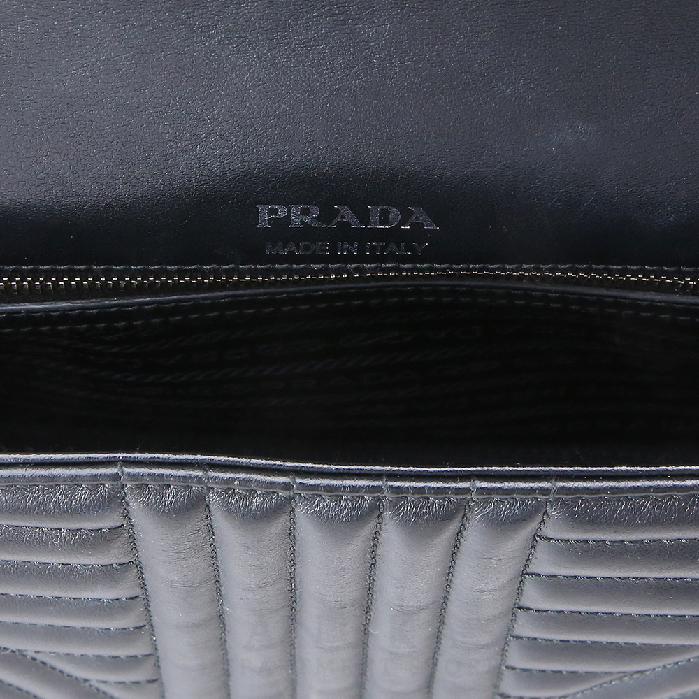 PRADA(USED)프라다 1BD108 다이아그램 체인 숄더백