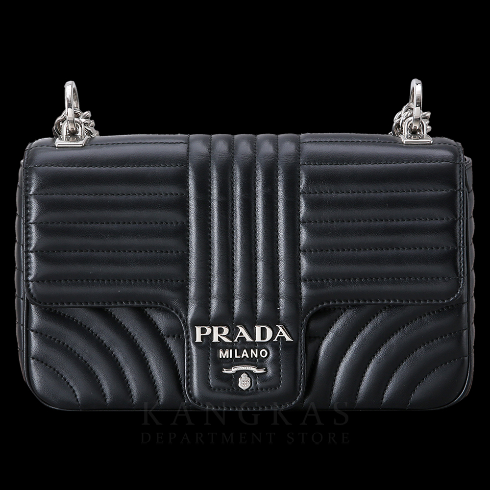 PRADA(USED)프라다 1BD108 다이아그램 체인 숄더백